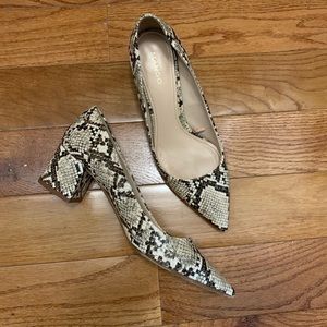 Snakeskin Pumps